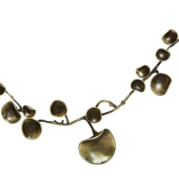 Handcrafted bronze neckless