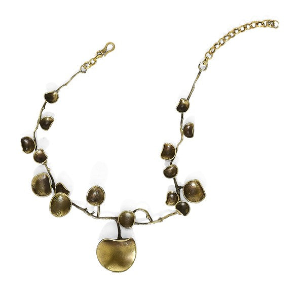 Handcrafted bronze neckless