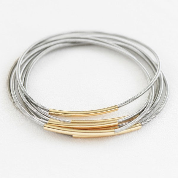 Stretchy Layered Guitar String Bracelets Sets