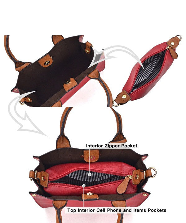 Mini Satchel Crossbody Bag