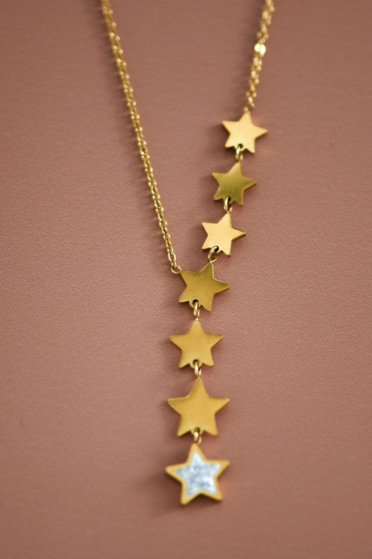 18k Gold Non-tarnish Stainless Steel Necklace