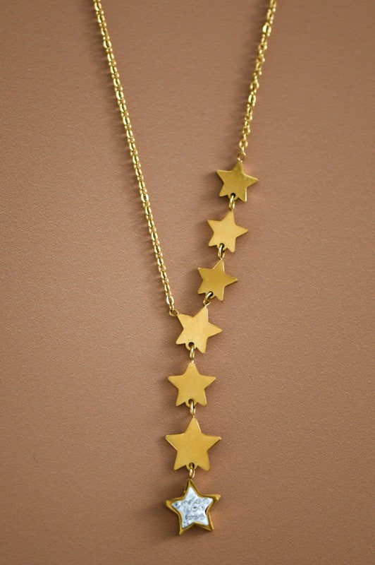 18k Gold Non-tarnish Stainless Steel Necklace