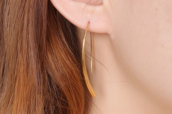 18k Waterproof Non-tarnish Stainless Steel Hoops