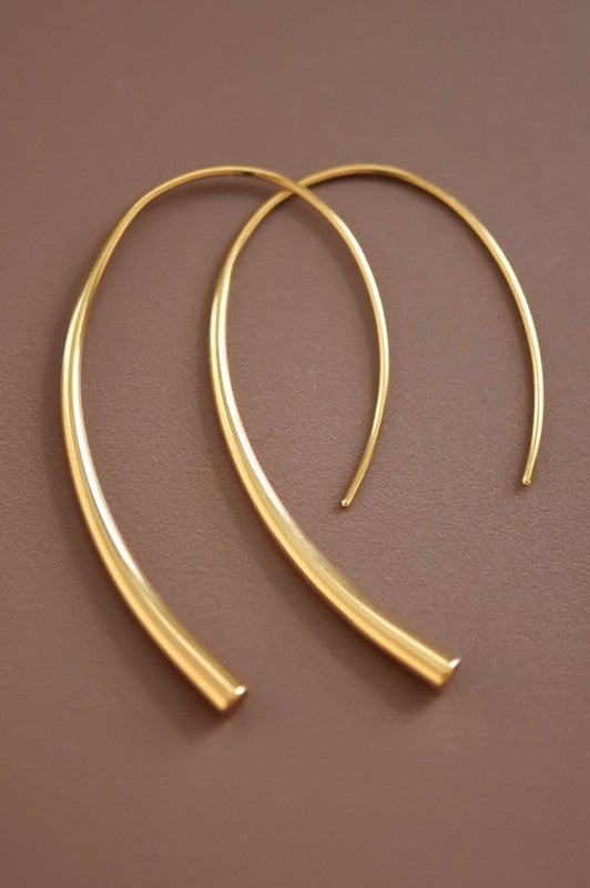 18k Waterproof Non-tarnish Stainless Steel Hoops