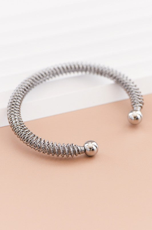Waterproof Non-tarnish Stainless Steel Cuff Bangle