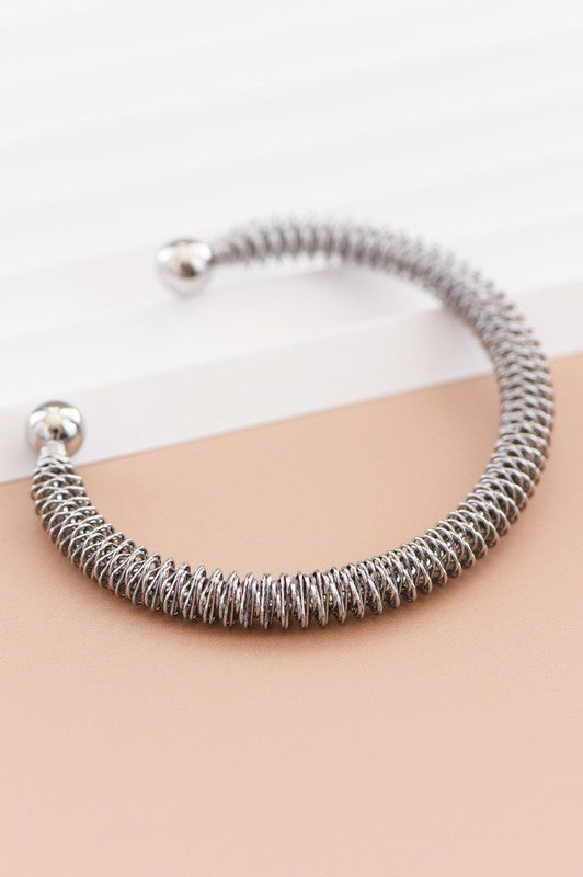 Waterproof Non-tarnish Stainless Steel Cuff Bangle