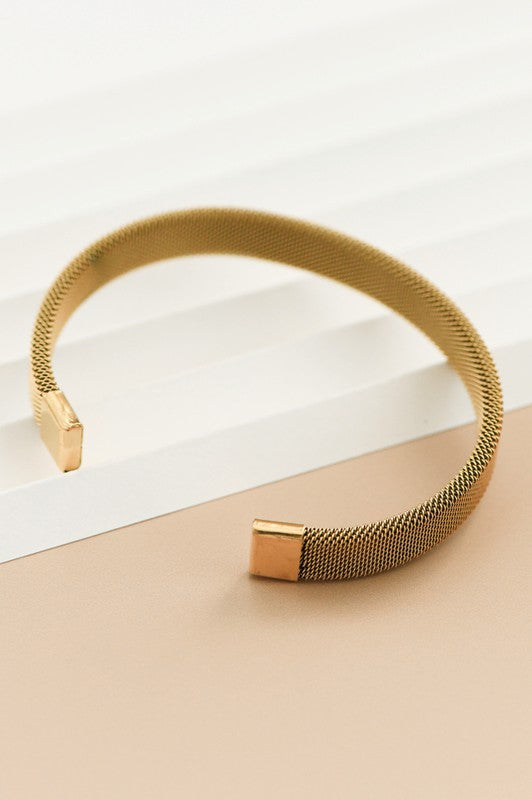 18k Waterproof Non-tarnish Stainless Steel Cuff