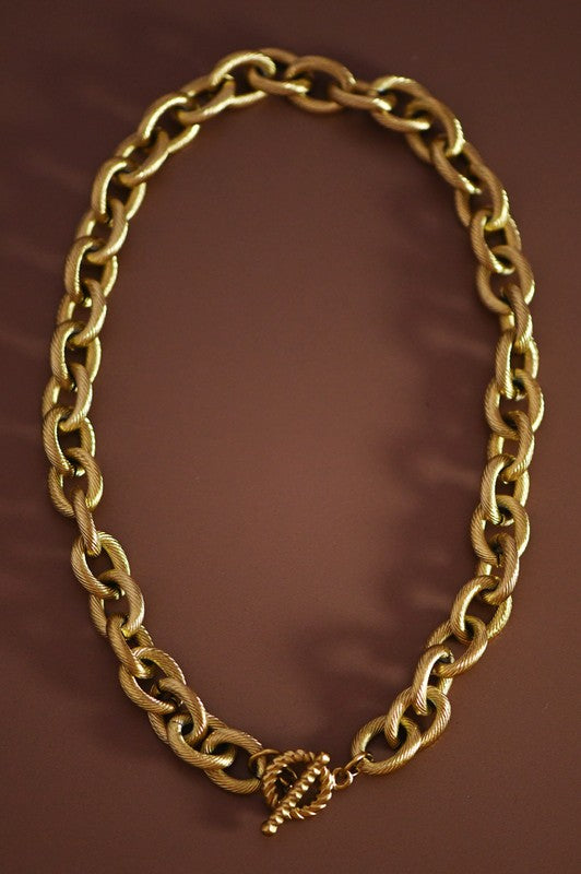 18k Non-tarnish Stainless Steel Chain Necklace