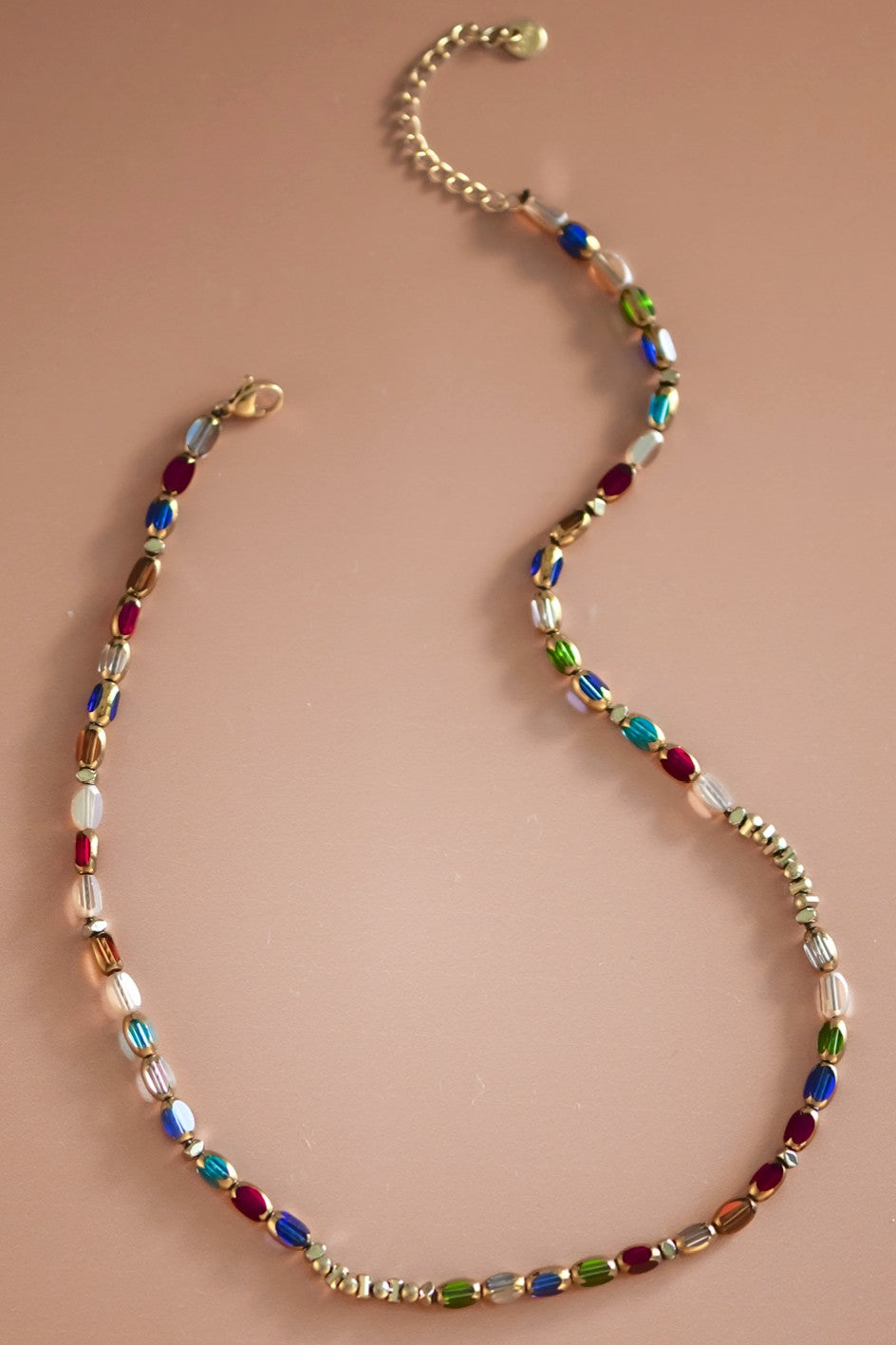 18k Non-tarnish Beaded Stainless Steel Necklace