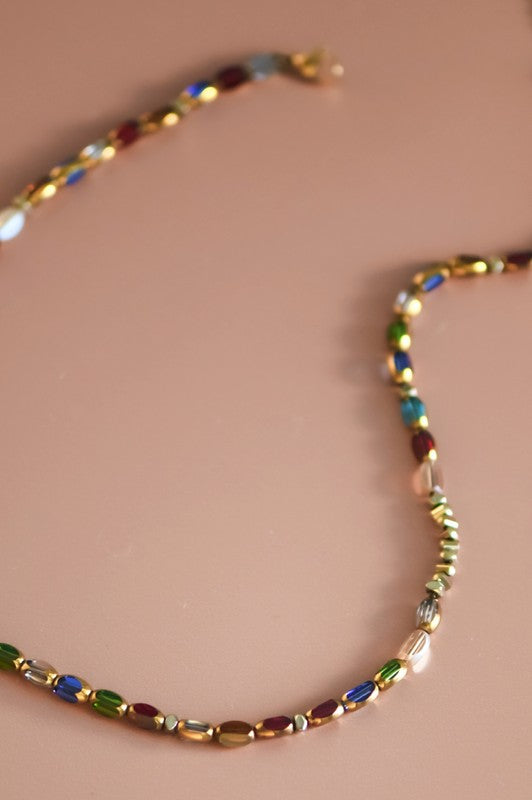 18k Non-tarnish Beaded Stainless Steel Necklace