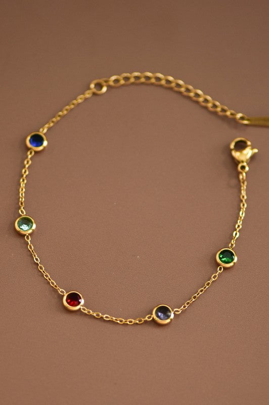18k Non-tarnish Stainless Steel Chain Bracelet