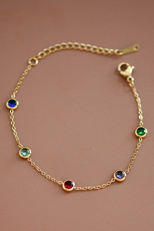 18k Non-tarnish Stainless Steel Chain Bracelet