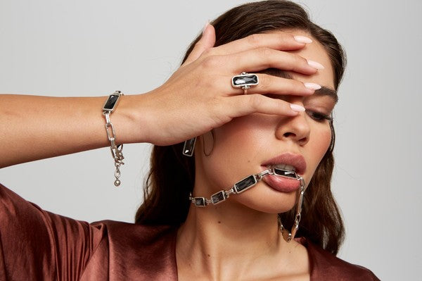 Bohemian bracelet ethically-sourced Swarovski