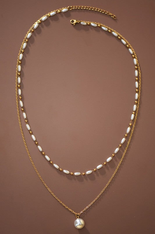 18k Non-tarnish Stainless Steel Chain Necklace