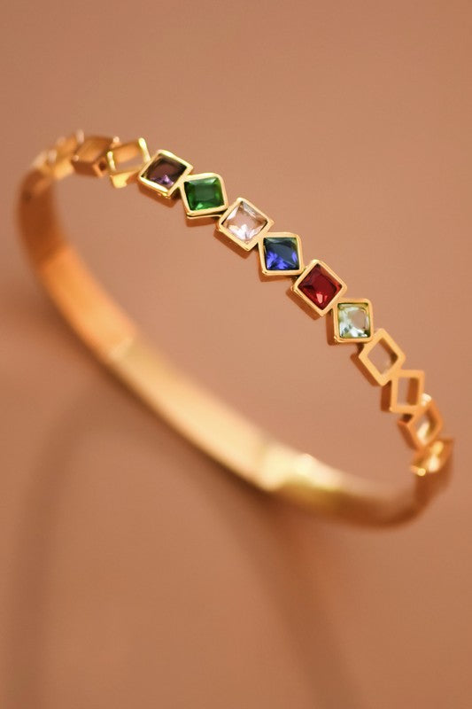 18k Waterproof Non-tarnish Stainless Steel Bangle