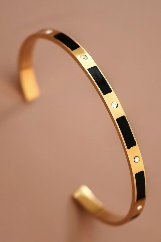 18k Waterproof Non-tarnish Stainless Steel Bangle