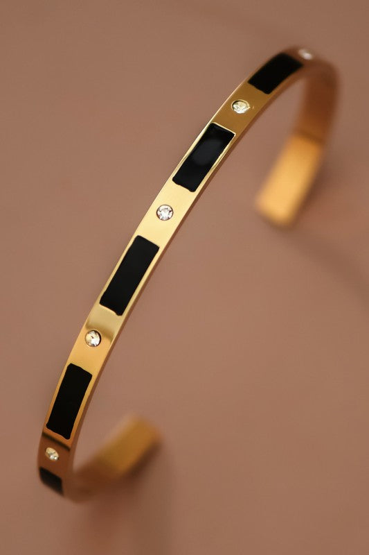 18k Waterproof Non-tarnish Stainless Steel Bangle