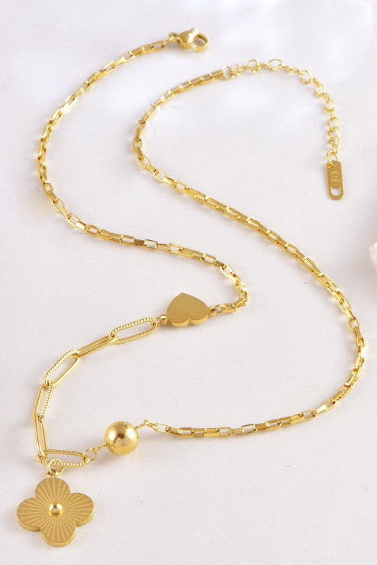 Clover Necklace 18k Stainless Steel Tarnish Free