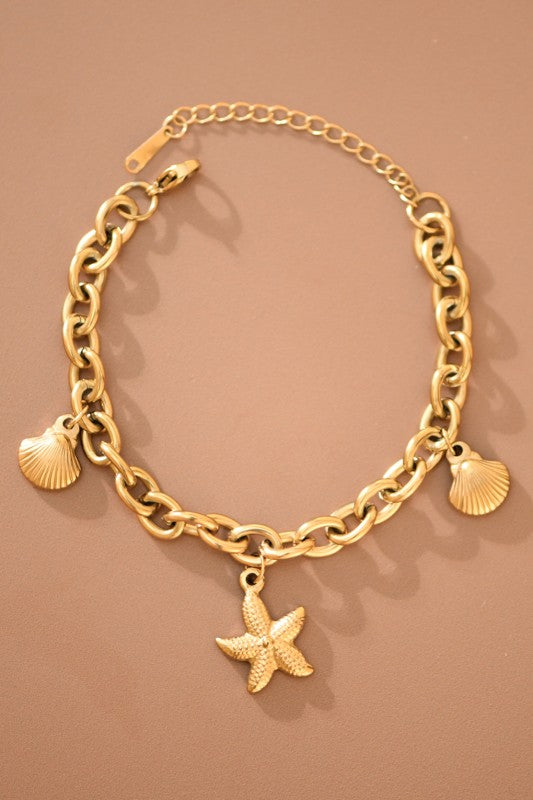 18k Non-tarnish Stainless Steel Chain Bracelet