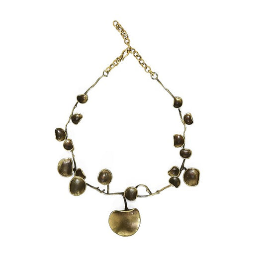 Handcrafted bronze neckless