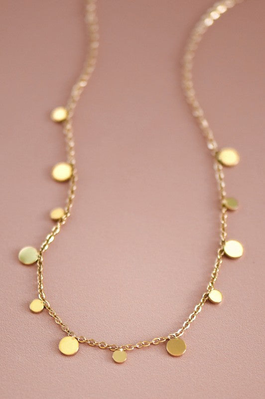 18k Gold Non-tarnish Stainless Steel Necklace