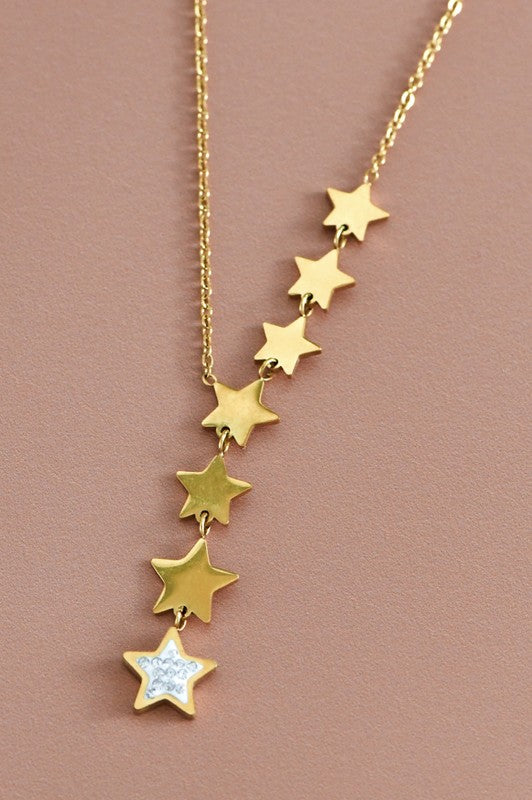 18k Gold Non-tarnish Stainless Steel Necklace