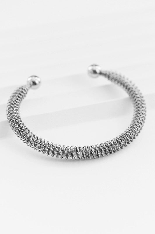 Waterproof Non-tarnish Stainless Steel Cuff Bangle