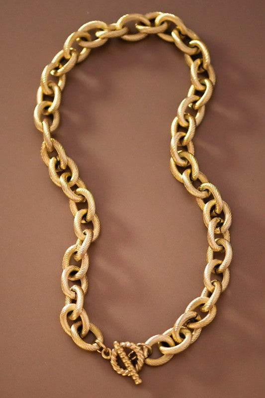 18k Non-tarnish Stainless Steel Chain Necklace