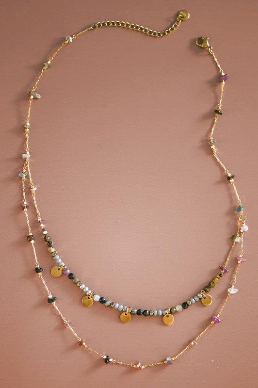 18k Non-tarnish Stainless Steel Chain Necklace