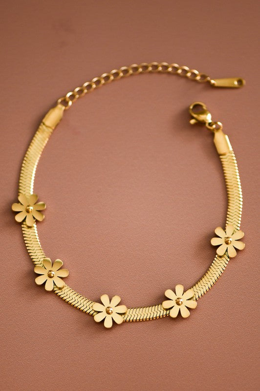 8k Non-tarnish Stainless Steel Chain Bracelet