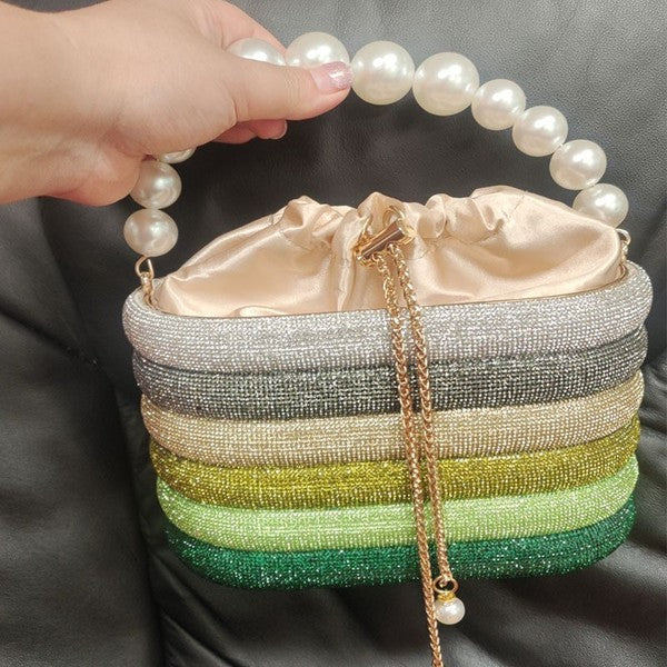 Diamonds Basket Evening Clutch Bag