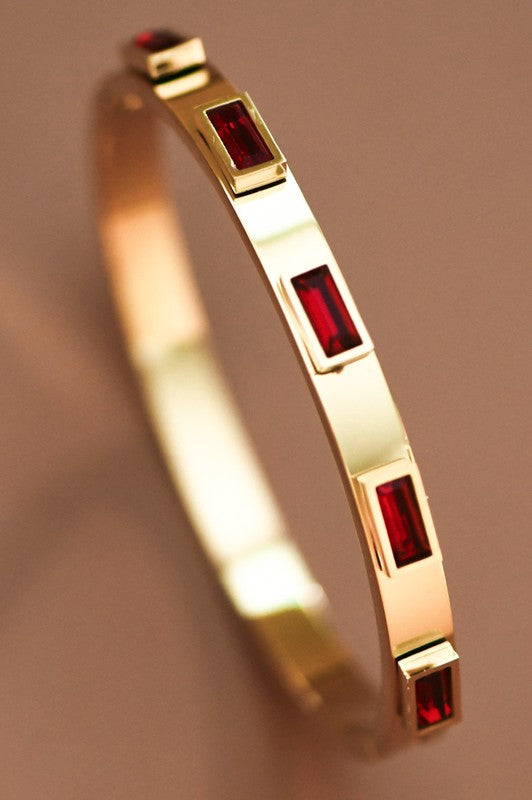 18k Waterproof Non-tarnish Stainless Steel Bangle