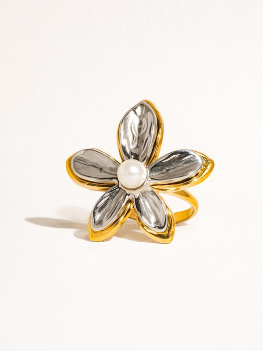 Pearl Flower Ring
