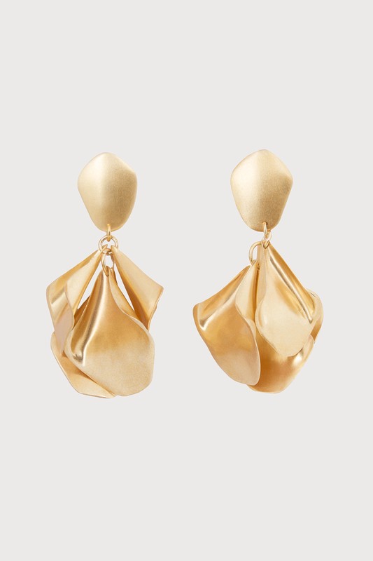 Petal Metal Earrings