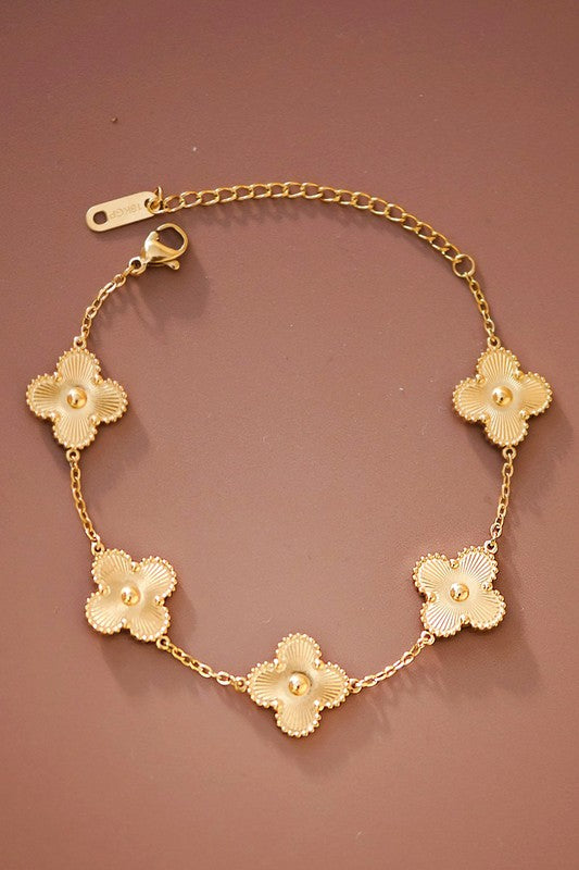 18k Non-tarnish Stainless Steel Chain Bracelet