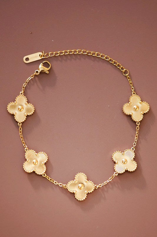 18k Non-tarnish Stainless Steel Chain Bracelet – Moda 1212