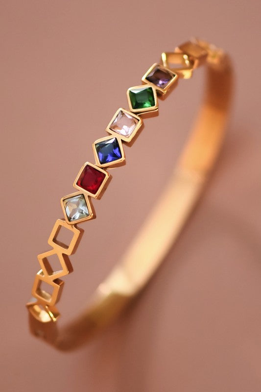 18k Waterproof Non-tarnish Stainless Steel Bangle