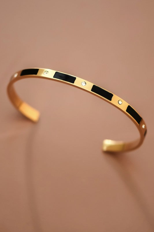 18k Waterproof Non-tarnish Stainless Steel Bangle