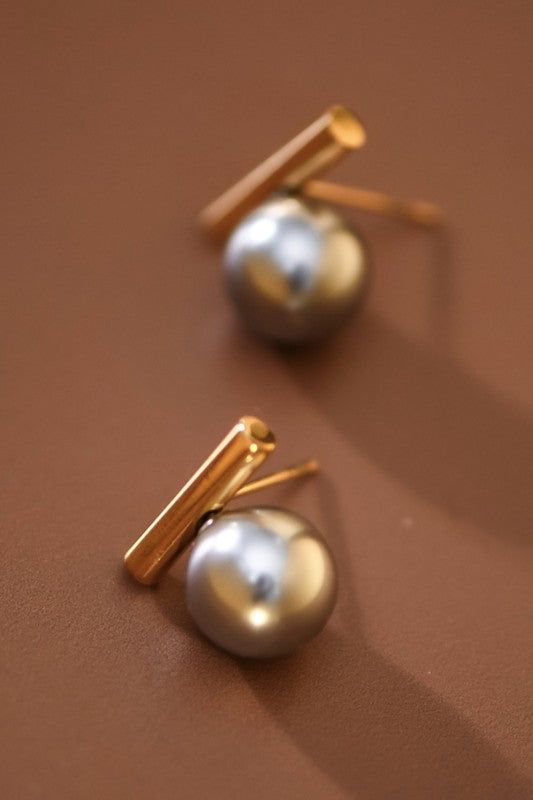 18k Waterproof Non-tarnish Stainless Steel Studs